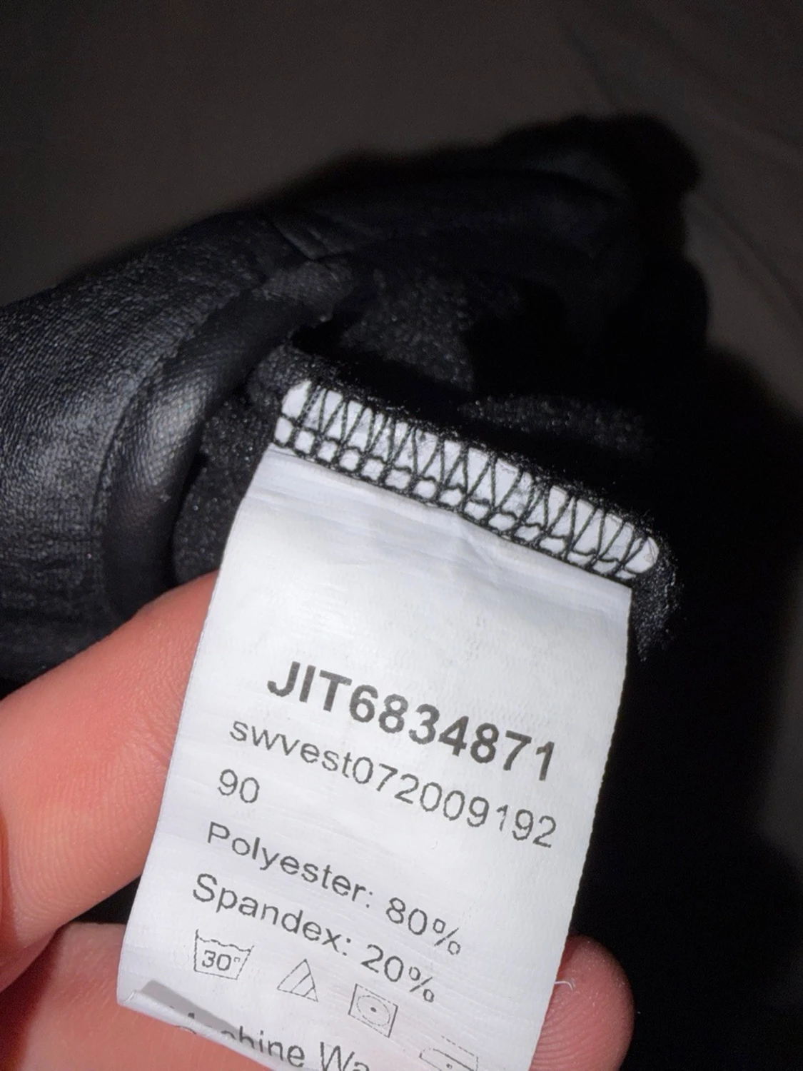 Svart halterneck topp - 1