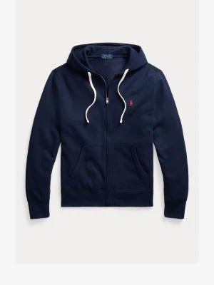 Mörkblå hoodie från Polo Ralph Lauren - Snygg mörkblå hoodie med dragkedja från Polo Ralph Lauren. Klassisk design med vit dragsko i huvan, två fickor framtill och röd broderad logga på bröstet. Tillverkad i mjuk bomullsblandning, perfekt för en avslappnad stil. Använd men inga defekter nypris 2300 