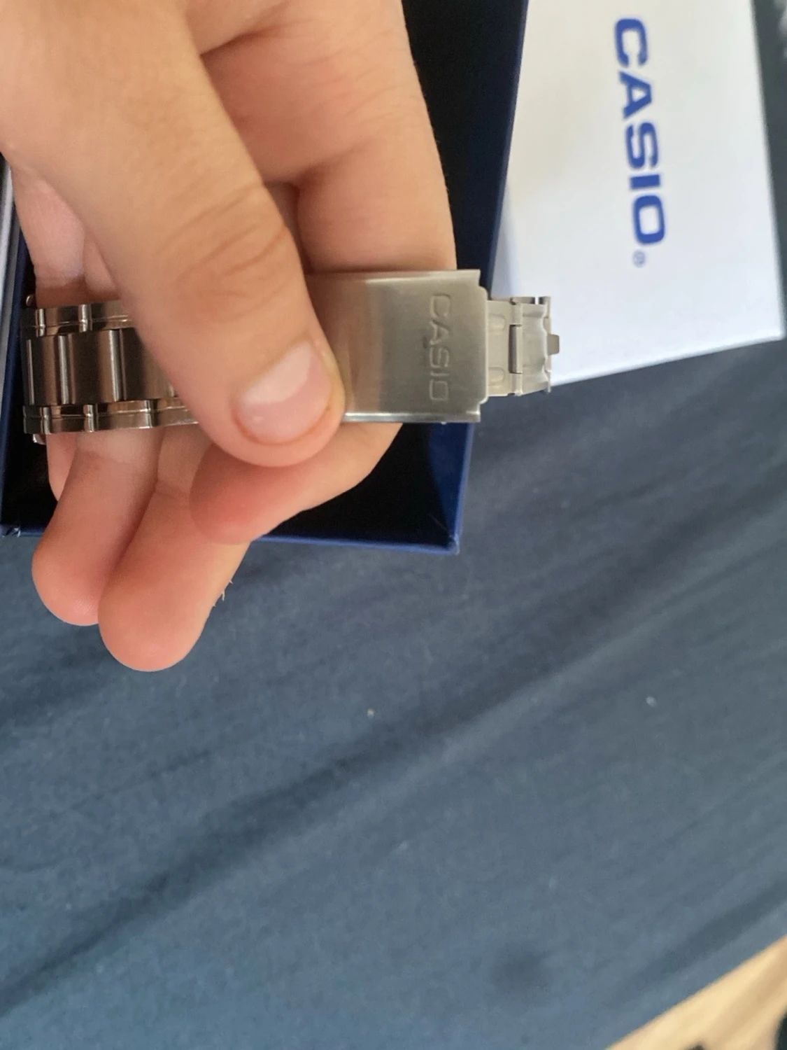 Casio klocka med blå urtavla - 2