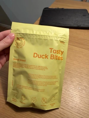 Tasty Duck Bites - Tasty Duck Bites, 100 gram. Hundfoder