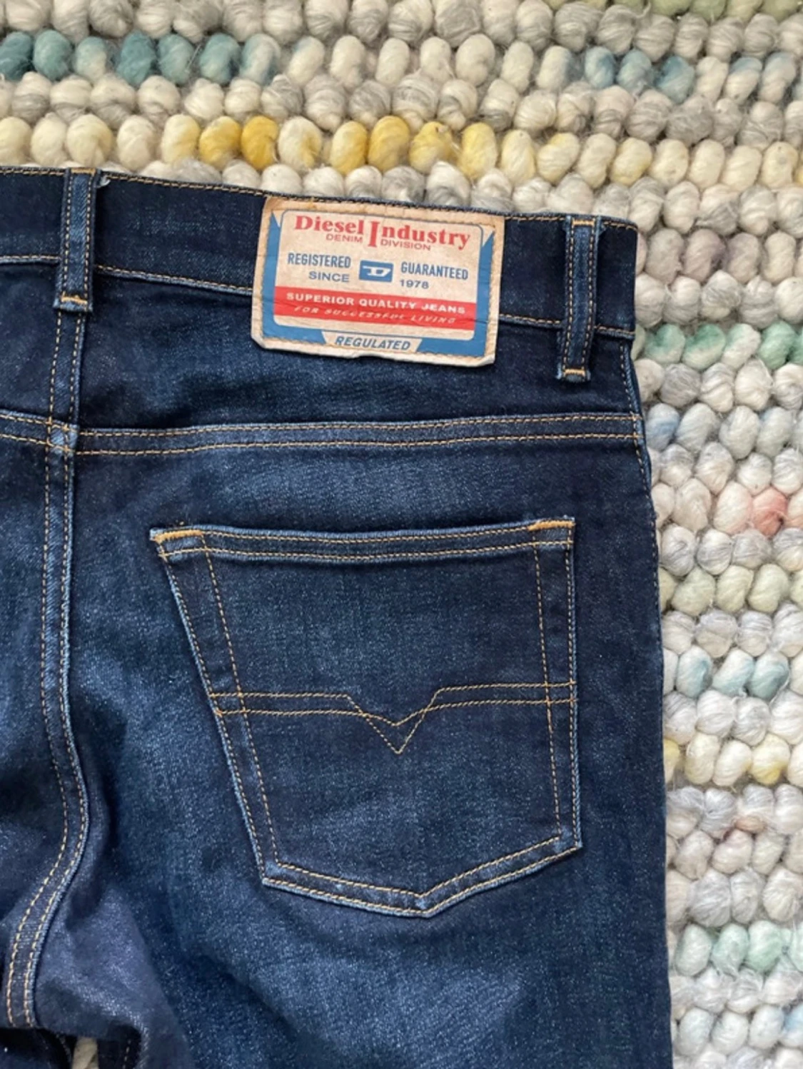 Diesel Mörkblå Jeans - 2