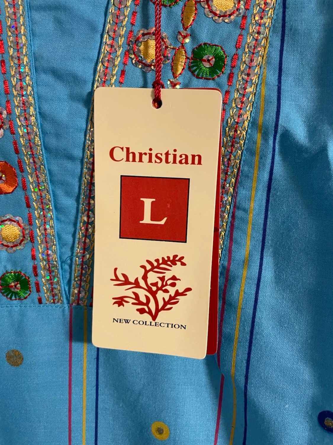 Blå långklänning från Saudiarabien - 6