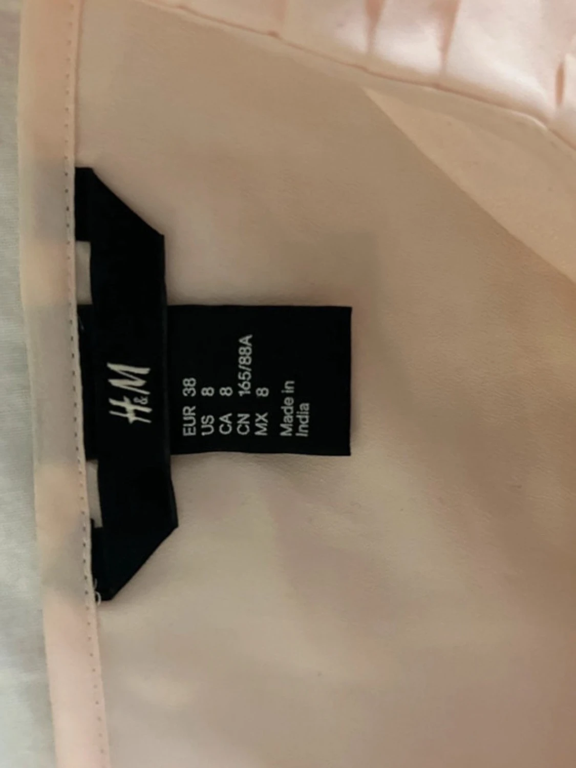 Ljusrosa volangtop från H&M - 1