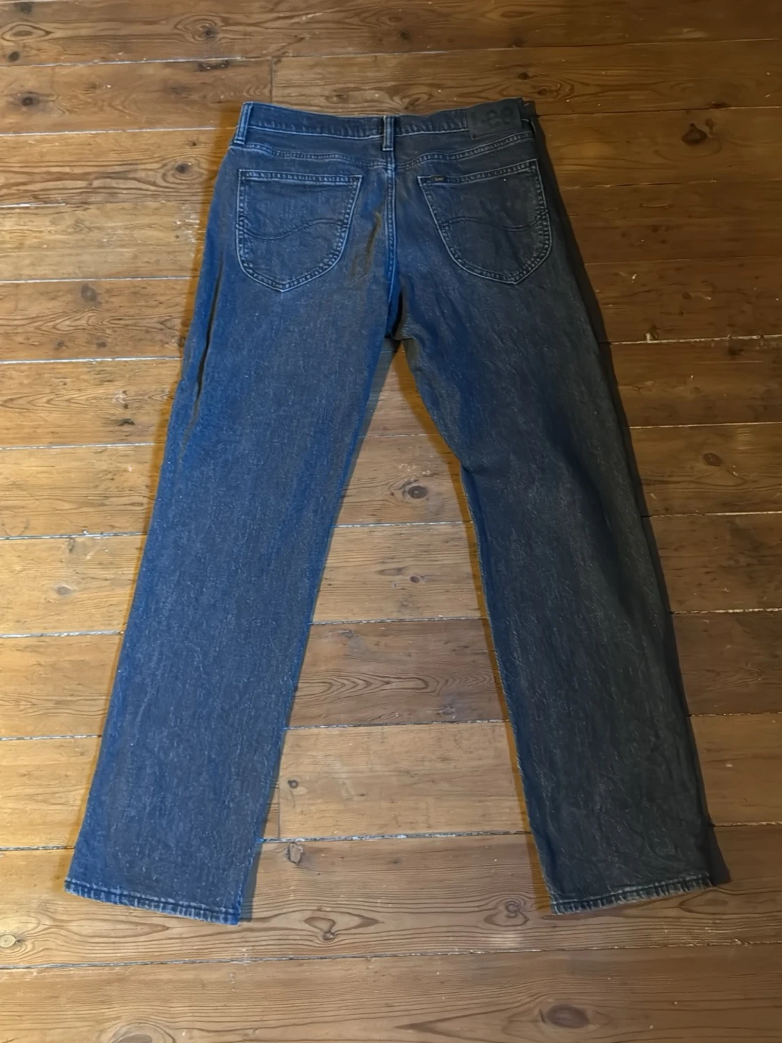 Lee raka grå/svarta jeans - 1