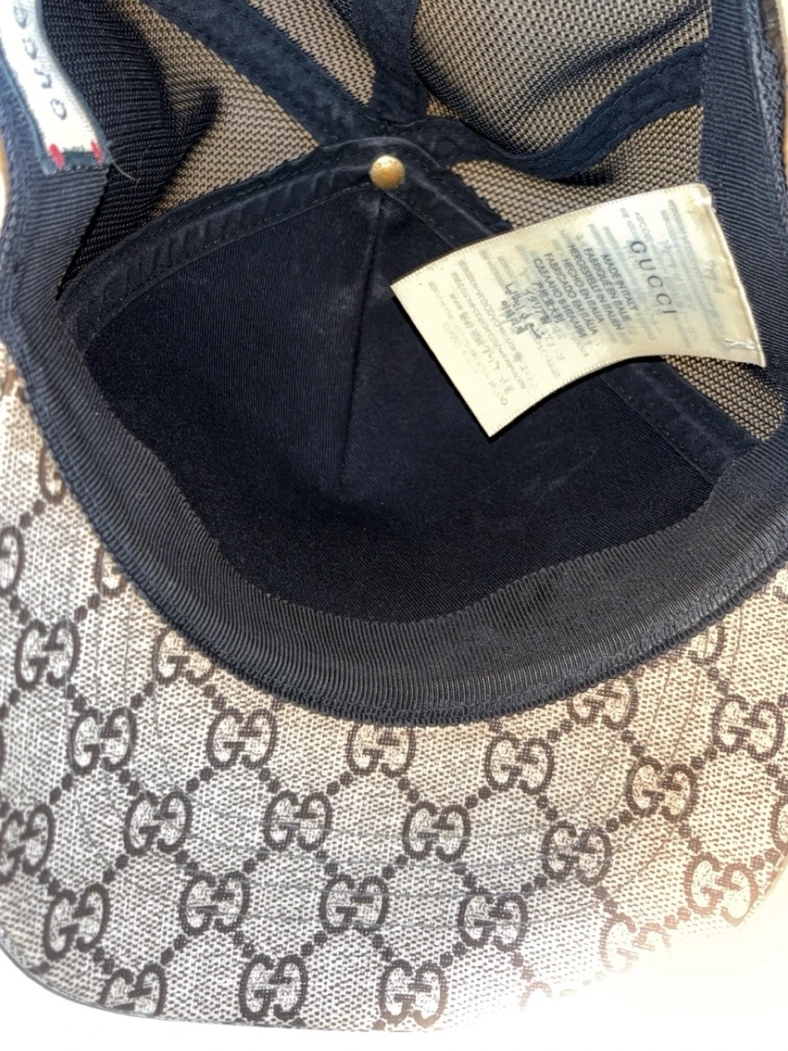 Gucci keps med tigertryck och GG-mönster - 2