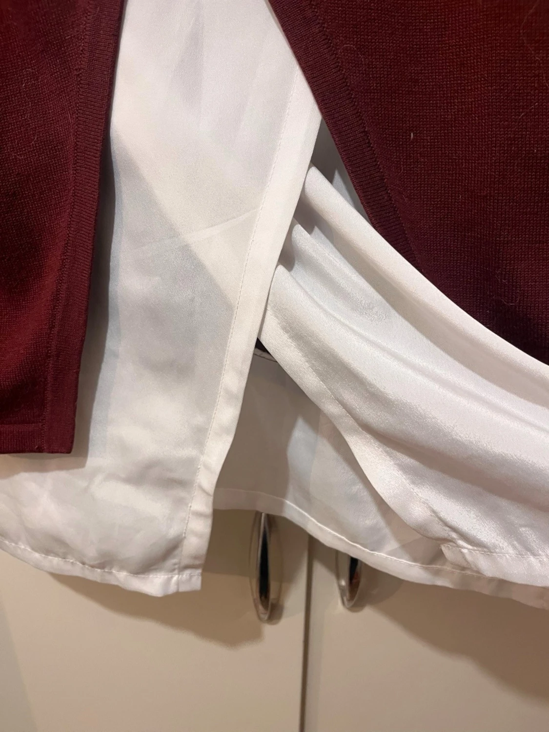 Vinröd burgundy tröja strl M - 4