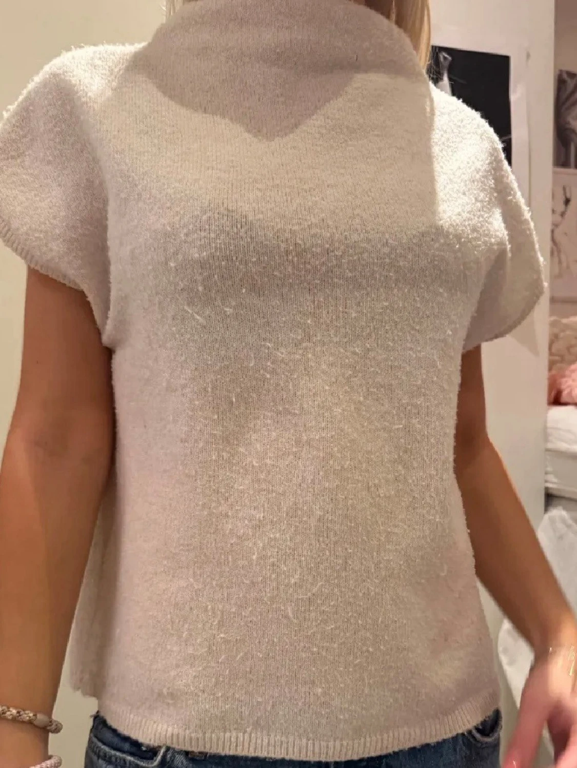 lindex stickad topp