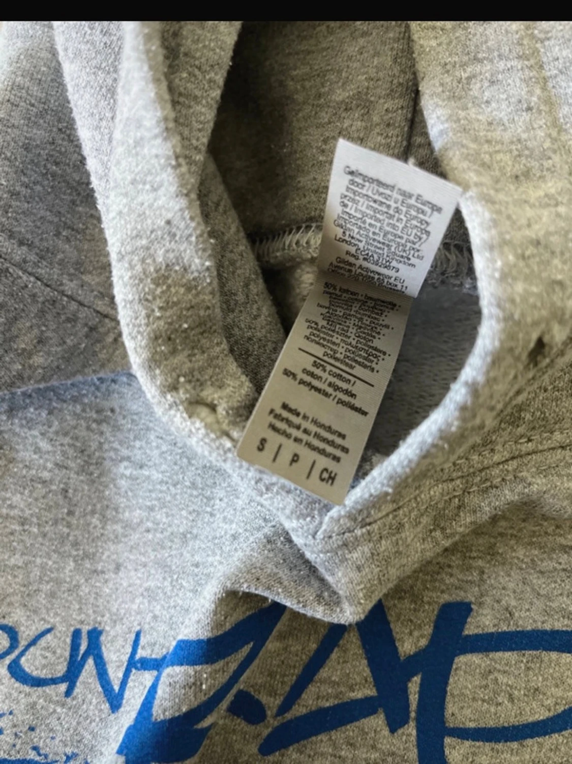 Grå hoodie - 1