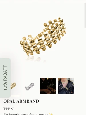 Guldigt armband - Armband ifrån ioaku aldrig använd ifrån kollektionen opal
