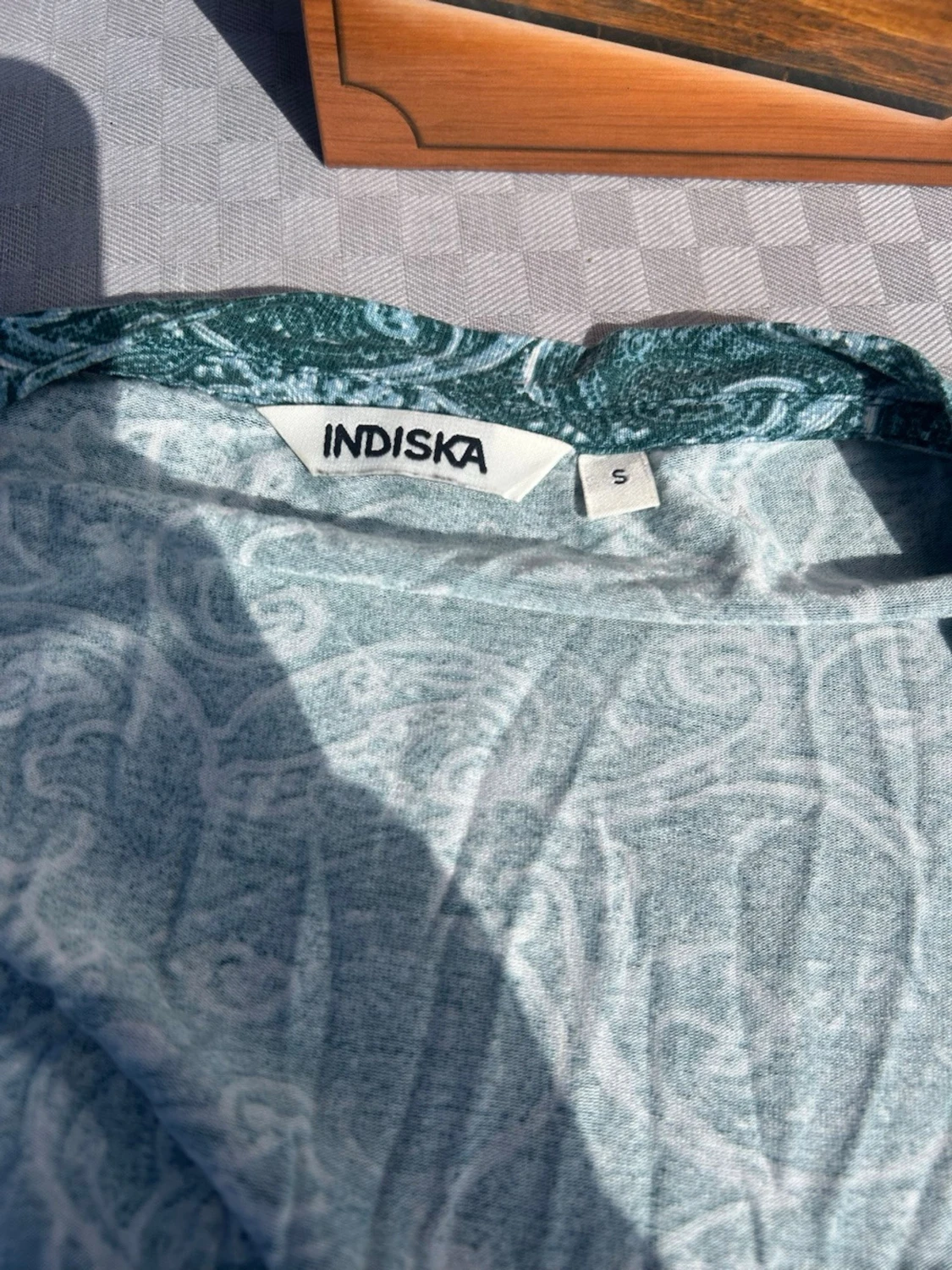 Grön omlottklänning från indiska - 2