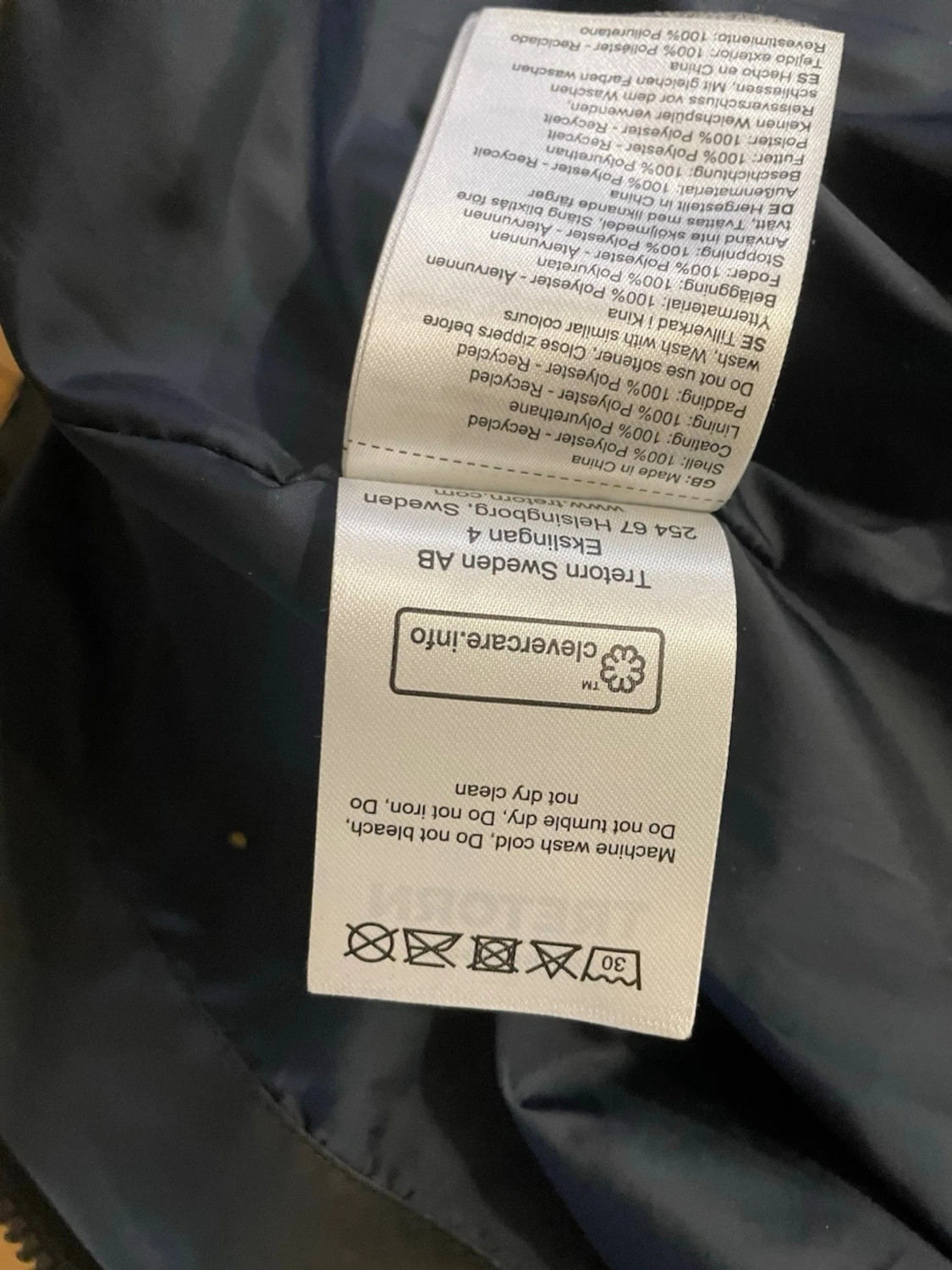 Svart jacka från tre torn storlek S - 6