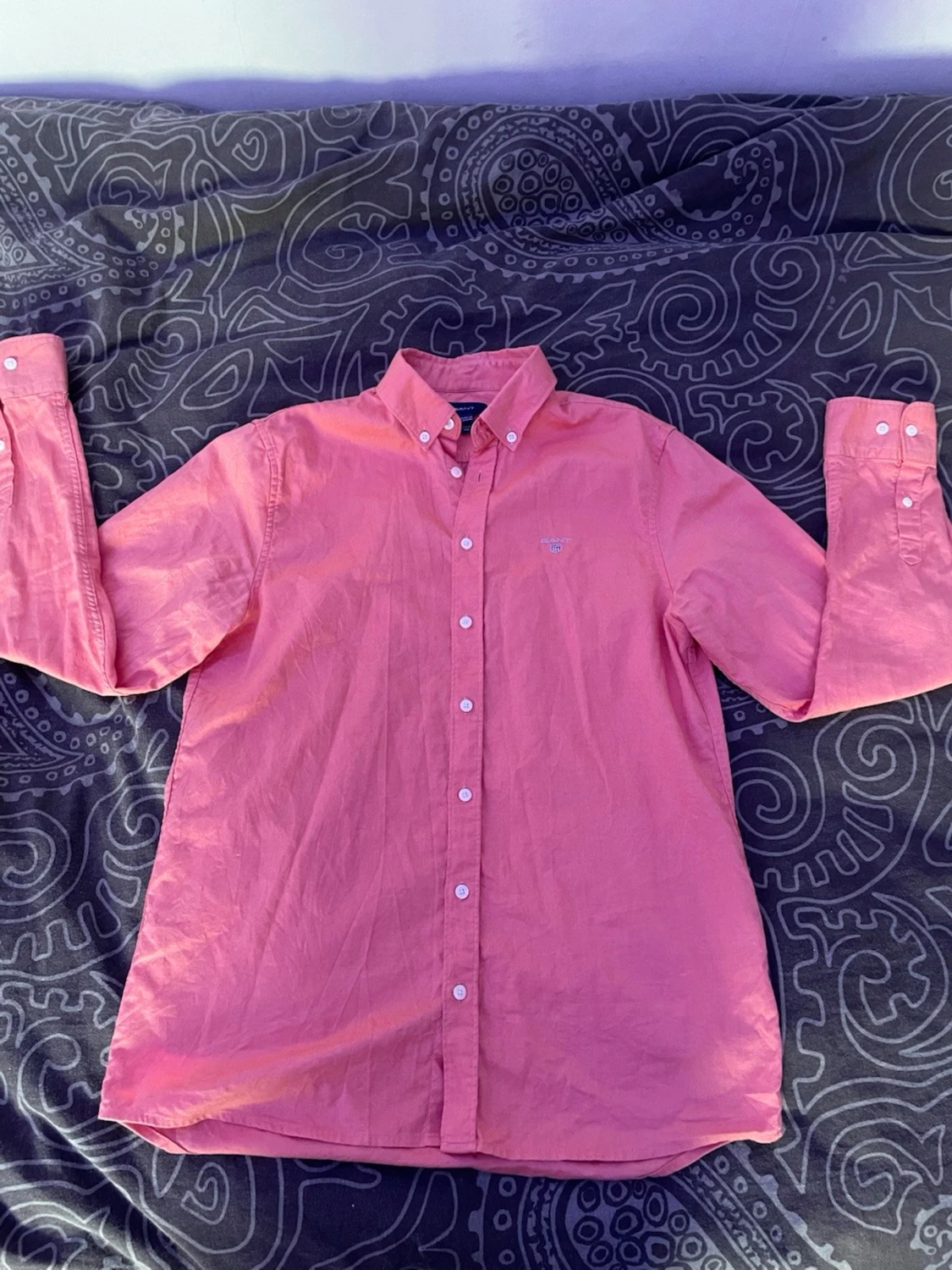 Korallfärgad skjorta från Gant - 2