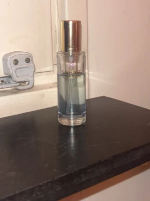 Victoria's Secret Secret Charm - Fräsch parfym från Victoria's Secret i doften Secret Charm. Flaskan i glas och är genomskinlig med guldigt lock och enkel, stilren design. Perfekt att ha med i väskan för en snabb uppfräschning. Använd, ungefär 70% kvar.