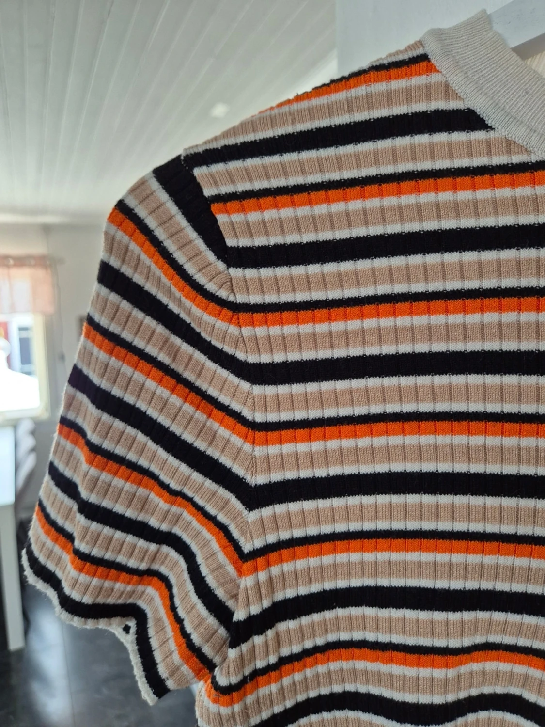 Randig ribbad topp från H&M - 1