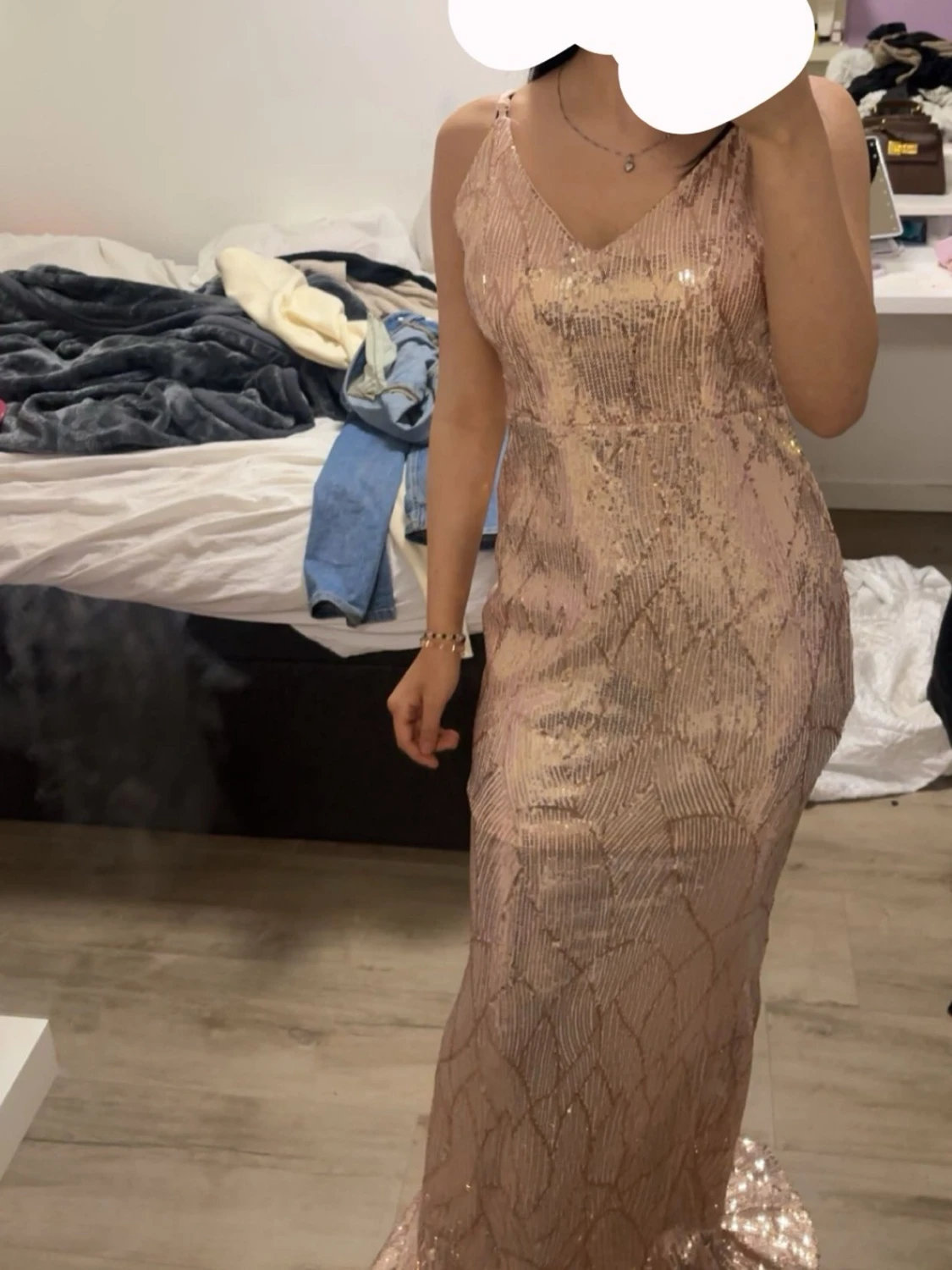 Glittrig långklänning Last Queen - 1