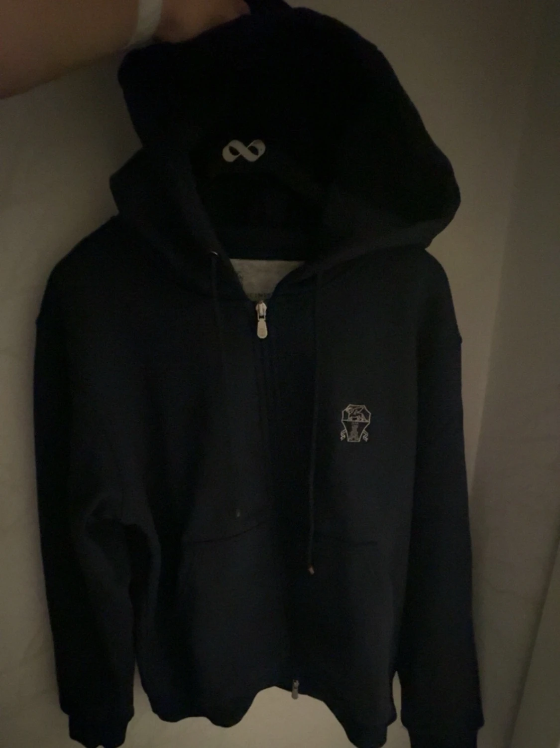 Mörkblå hoodie BRUNELLO CUCINELLI - 1