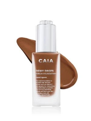 Caia dewy drops  - Endast testad men är helt ren. Ger ett jättefint lyster.  Färgen är i 50w som är perfekt som fondation eller som bronzer om man har en ljusare hudton 💌