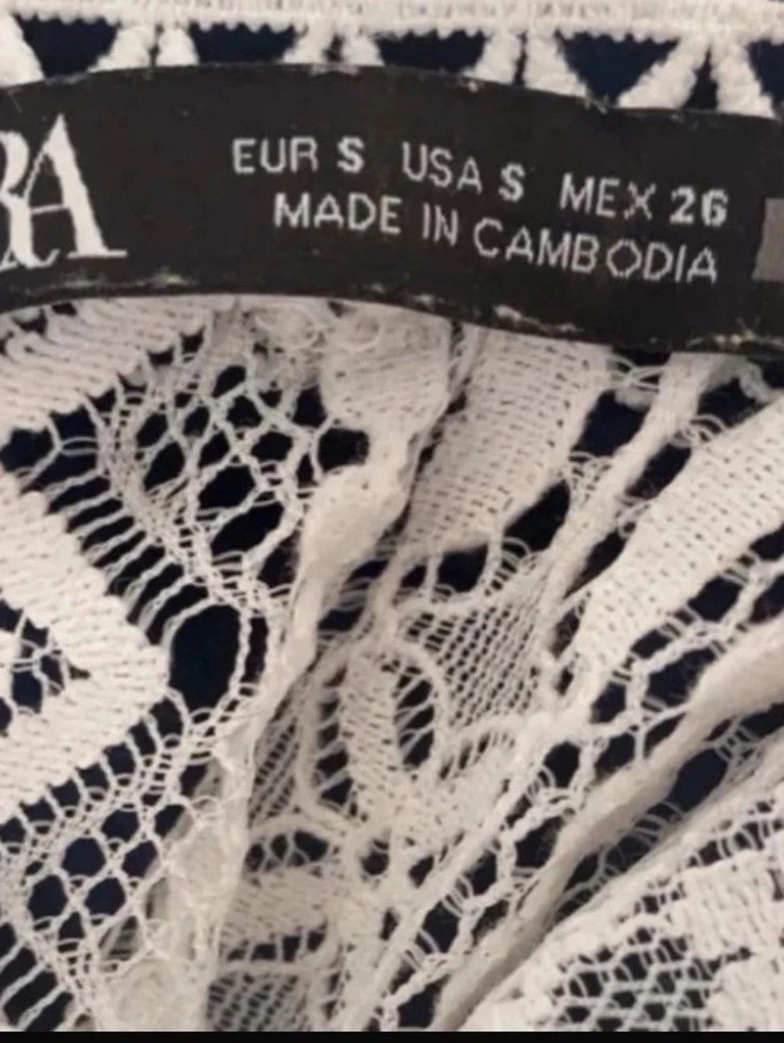 Vit spetsblus från Zara - 1