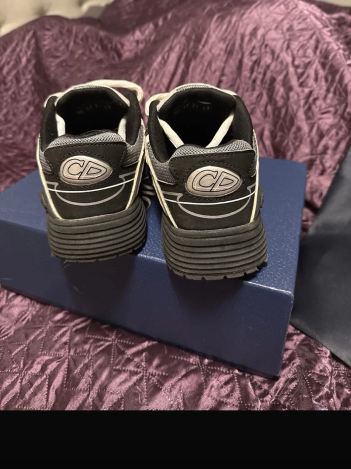 Gråa Dior B30 sneakers - 4