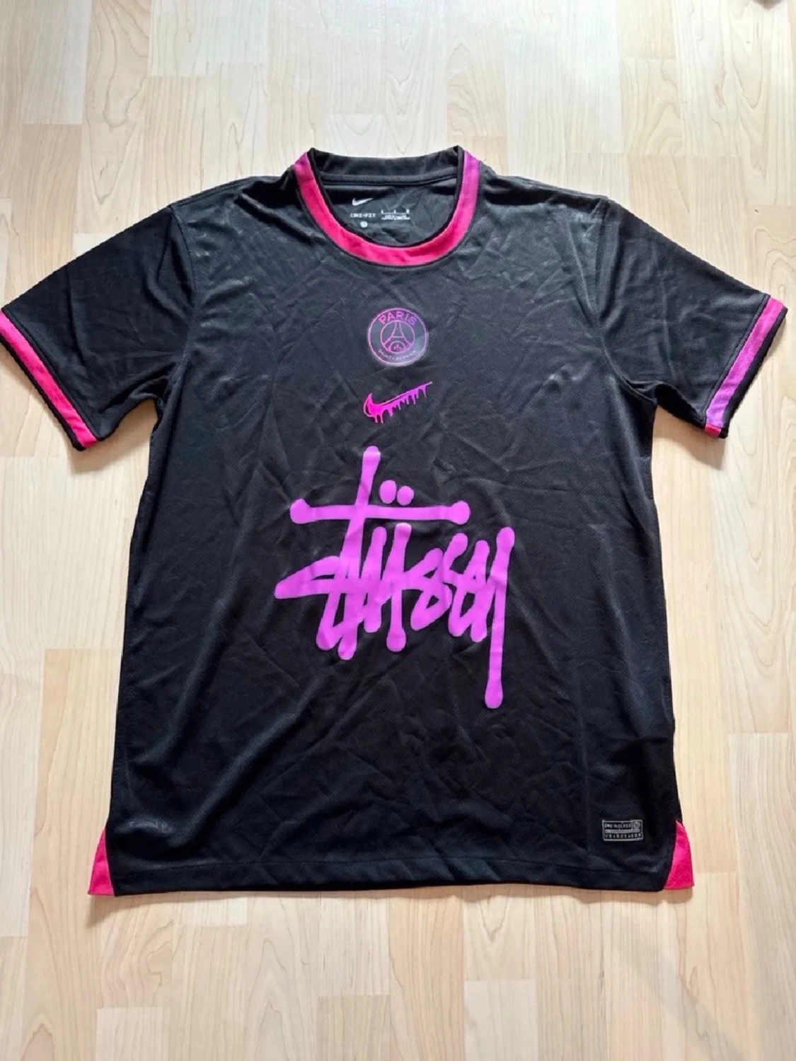 Svart PSG x Stüssy t-shirt Nike