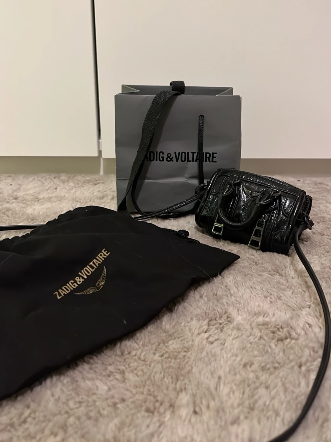 Svart minihandväska Zadig & Voltaire - 1