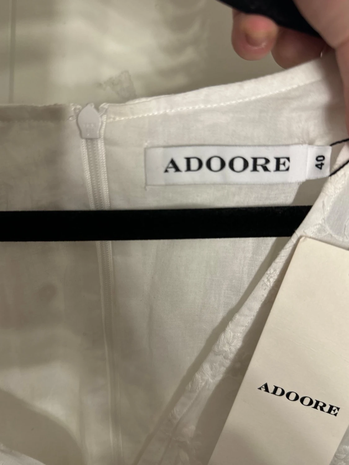 Vit kort klänning från Adoore - 2