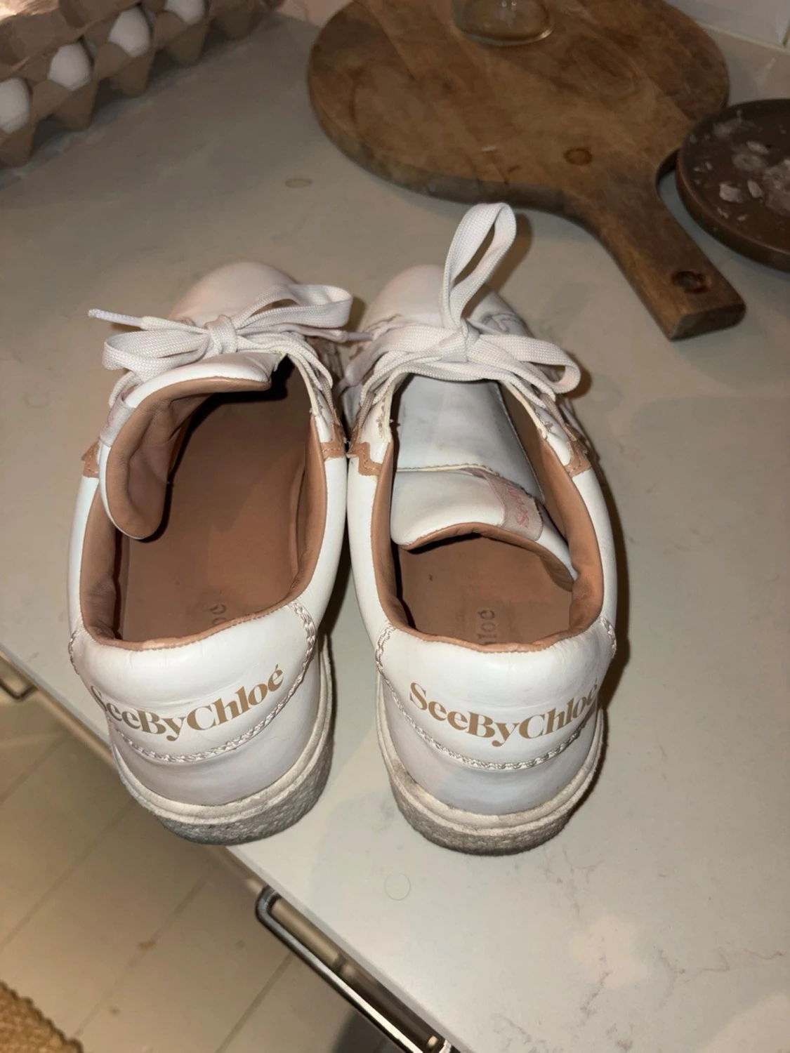 Vita sneakers från See By Chloé - 1