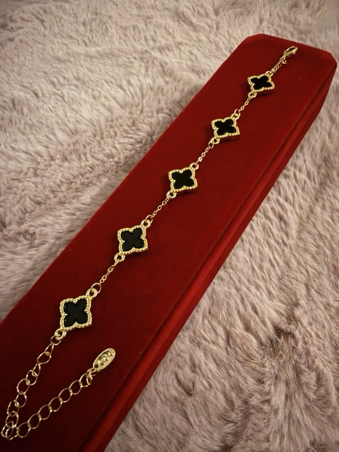 Guld Armband Klöver - 2