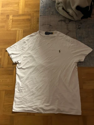 Polo Ralph lauren t shirt - Säljer min polo T-shirt då jag fick den i present men den var för stor för mig så därför säljer jag den har aldrig använt den förutom när jag testa den skriv ifall ni har några frågor.                                                     Mvh Vilgot 