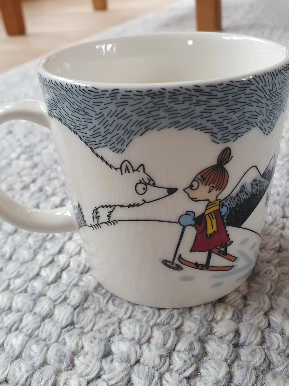 Ny Muminmugg Åka skidor med Herr Brisk Mumin  - 1