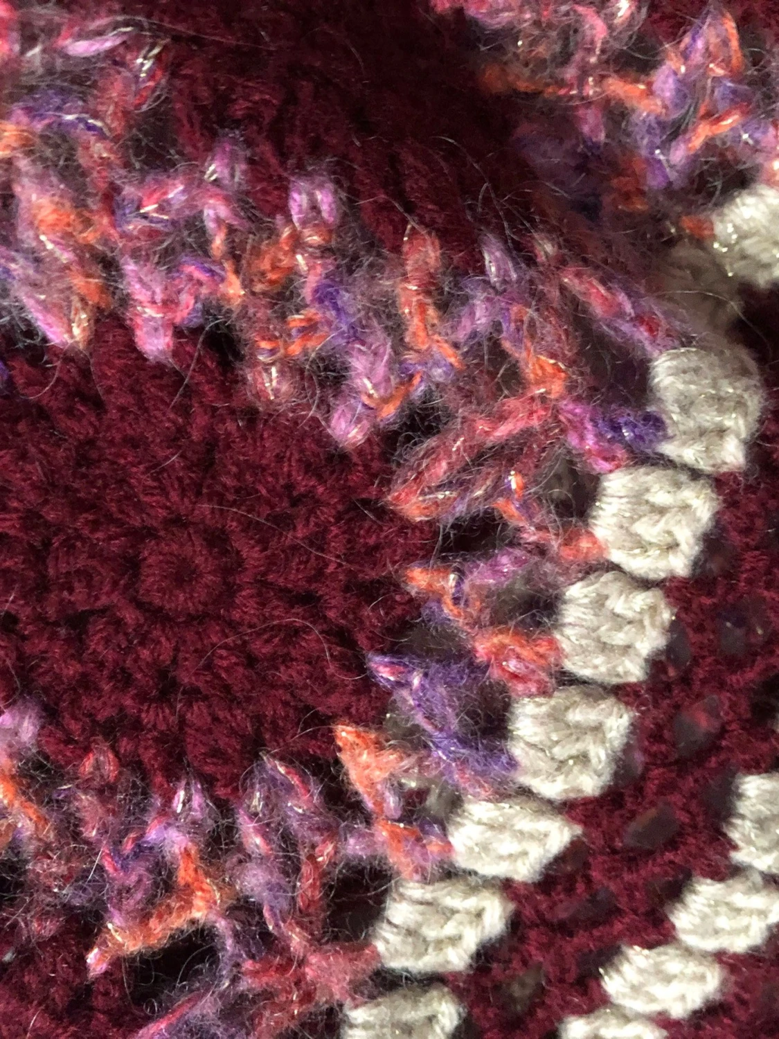 Bohemisk virkad klänning - 3