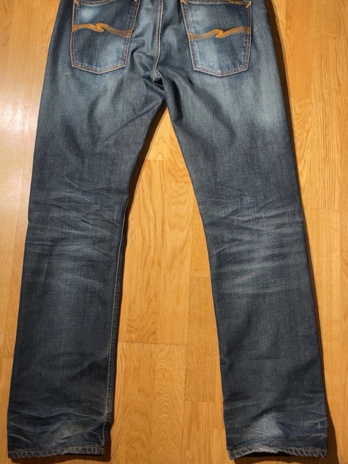 Blå raka jeans från Nudie Jeans W34 L34 - 1