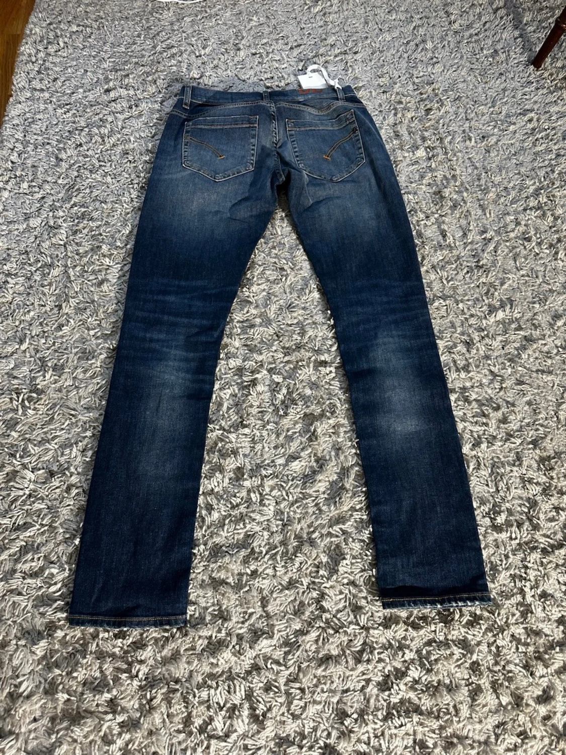 Blå slim fit jeans från Dondup George - 2