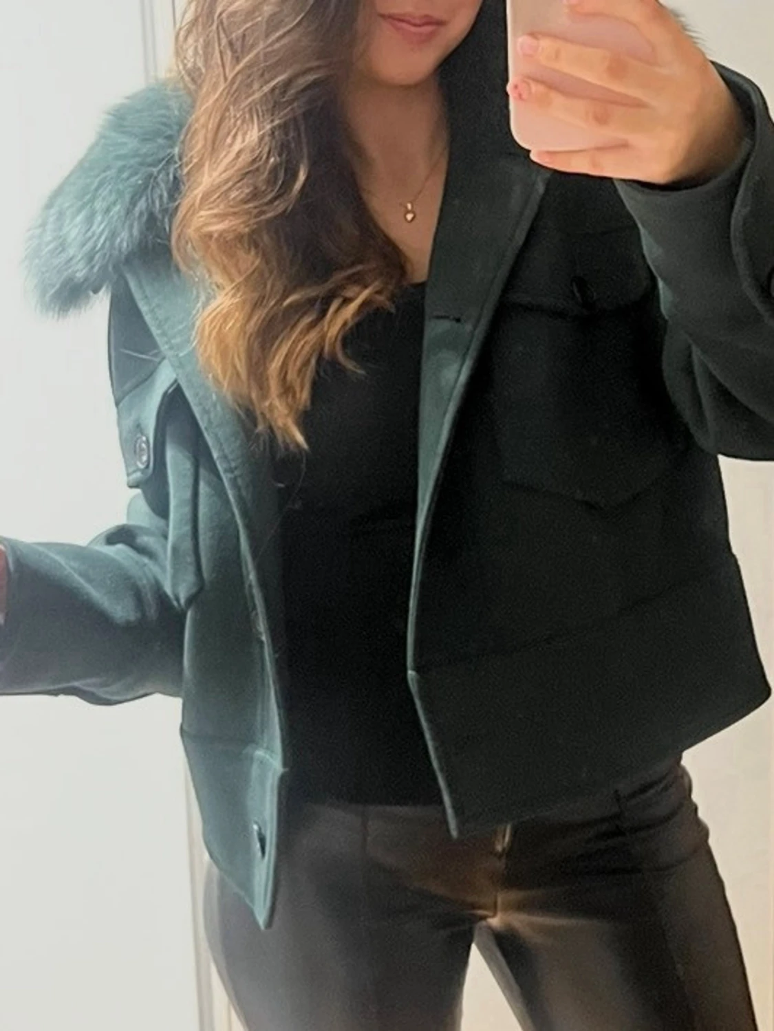 Mörkgrön Meotine kappa - 1