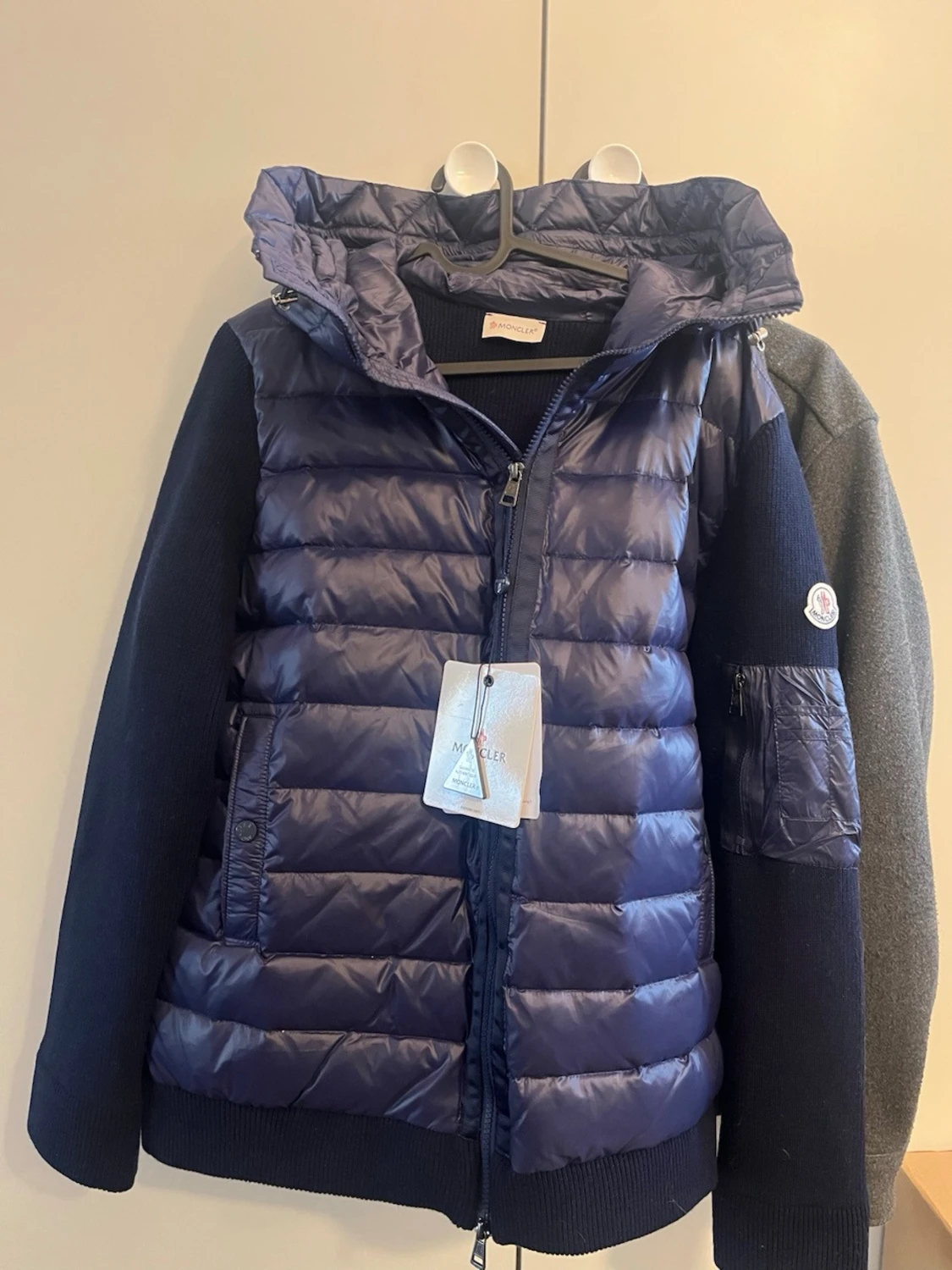 Mörkblå cardiganjacka från Moncler - 4