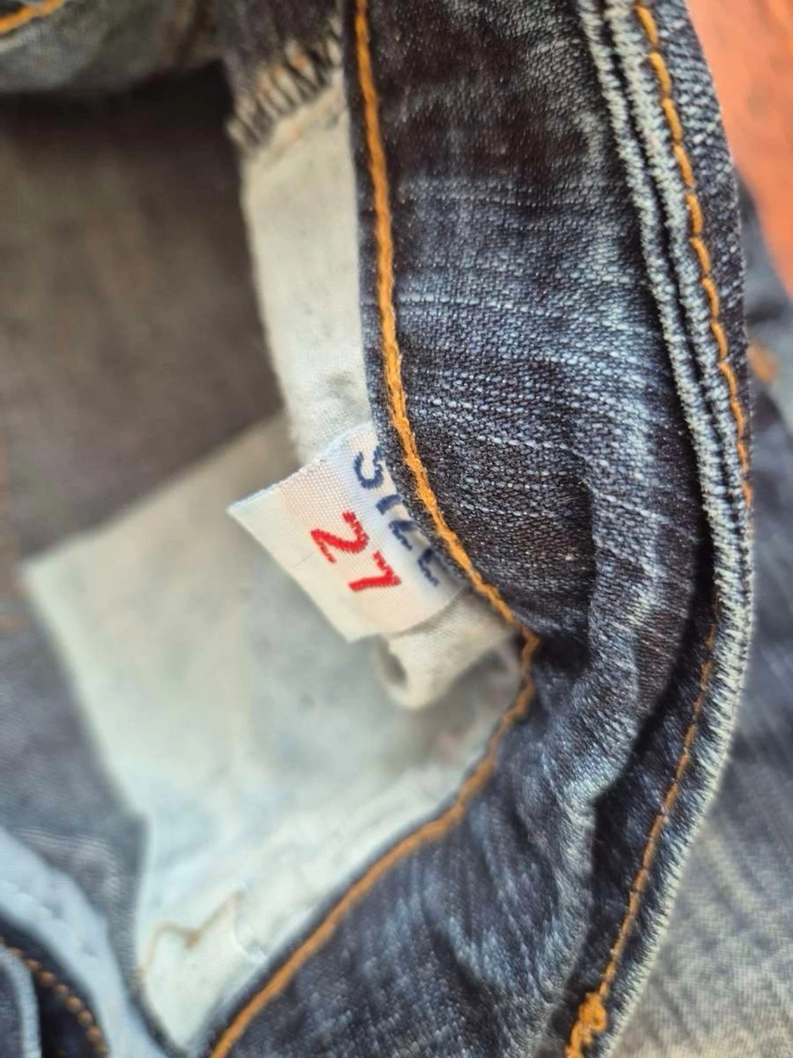 Blå bootcut jeans med broderi - 5