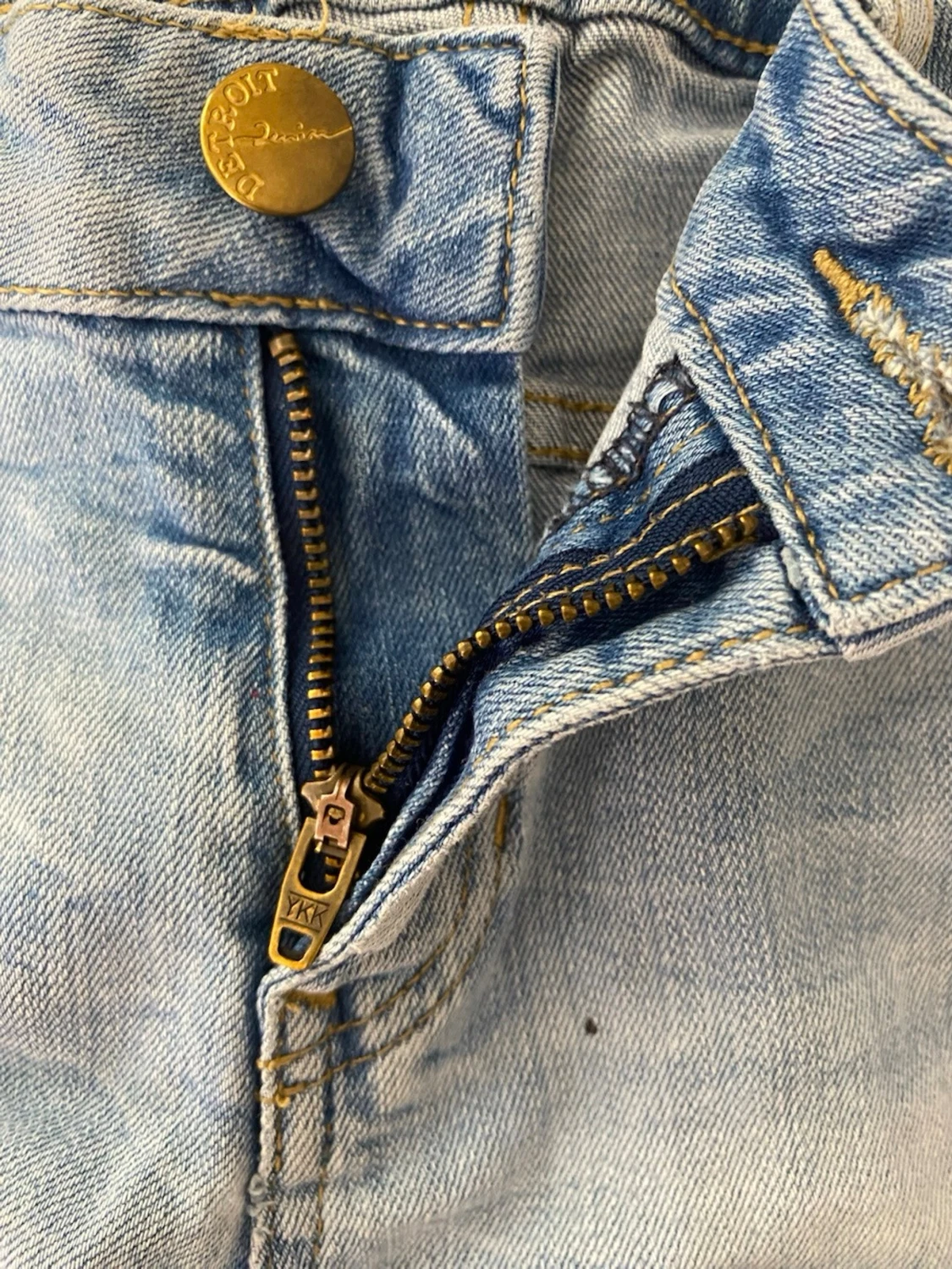 Ljusblå jeans shorts - 3