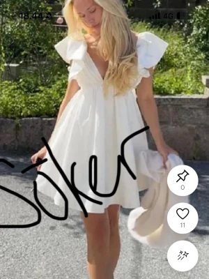 SÖKER vit klänning💗 - Söker denna klänning i xs💗