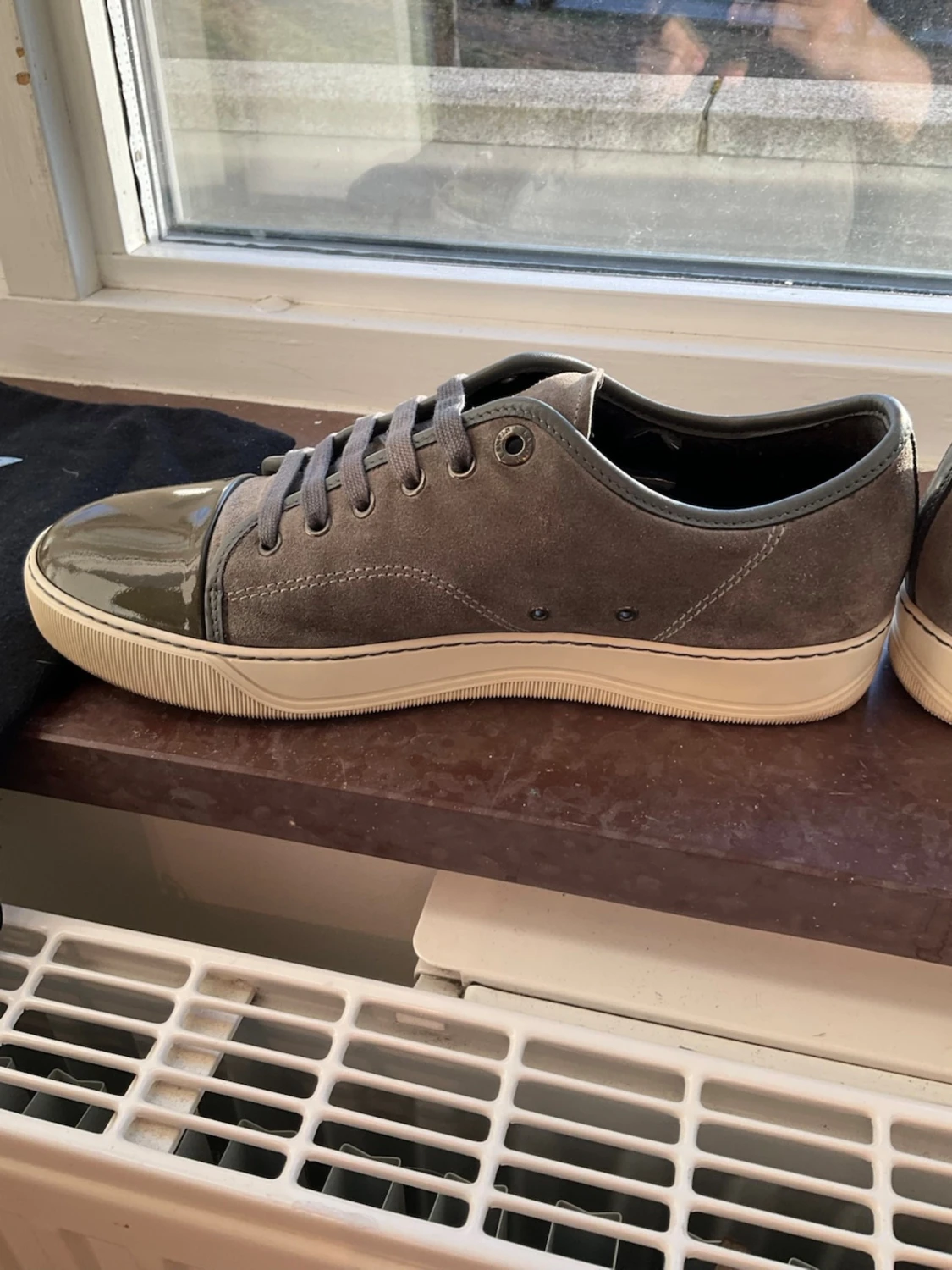 Grå gröna sneakers från Lanvin - 3