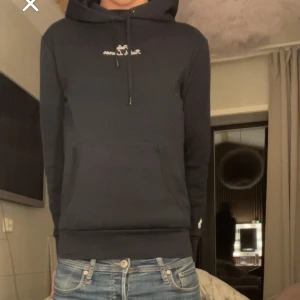 Polo Ralph Lauren Hoodie - Snygg marinblå hoodie från Polo Ralph Lauren med broderad logga på bröstet och ärmen. 2400 nypris. Tröjan har huva med snörning, känguruficka och ribbade muddar. Perfekt för chill dagar och har en stilren look som funkar till jeans eller joggers. Inte använd mycket alls, inga defekter