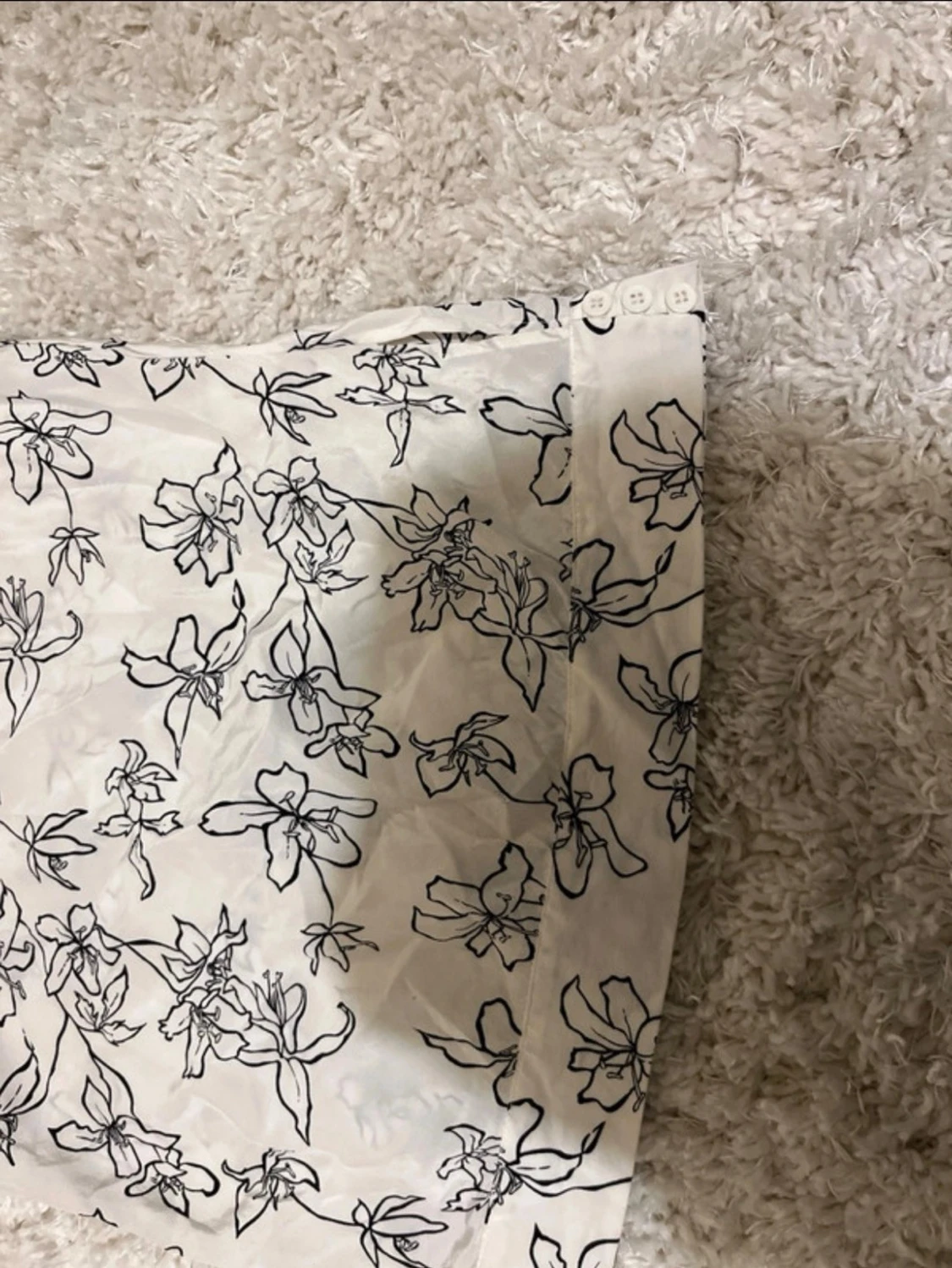 Vit halterneck med blommönster - 3