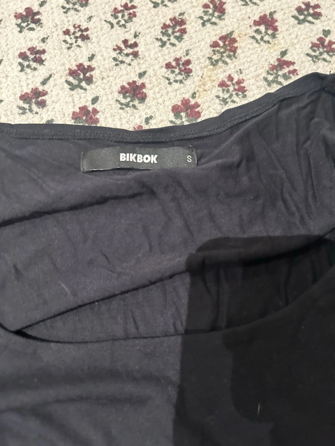 Svart långärmad topp från BikBok - 1