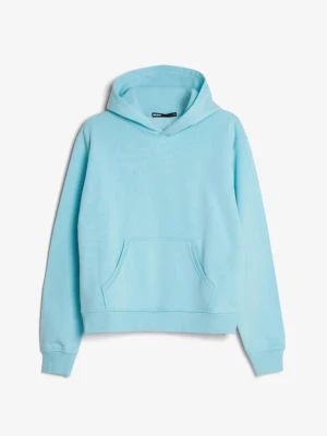 Hoodie - Turkos/ljusblå hoodie i storlek xs från bikbok,knappt använd!💞