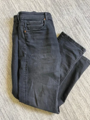 Svarta jeans från Replay - Snygga svarta jeans från Replay med klassisk femficksmodell och diskreta sömmar på bakfickorna. Jeansen har en rak passform och är tillverkade i mjukt denimtyg. Perfekta för en stilren och avslappnad look.