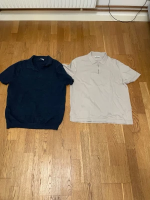 pike zara (beige) mango blåa - 200 kr tillsammans storlek L båda