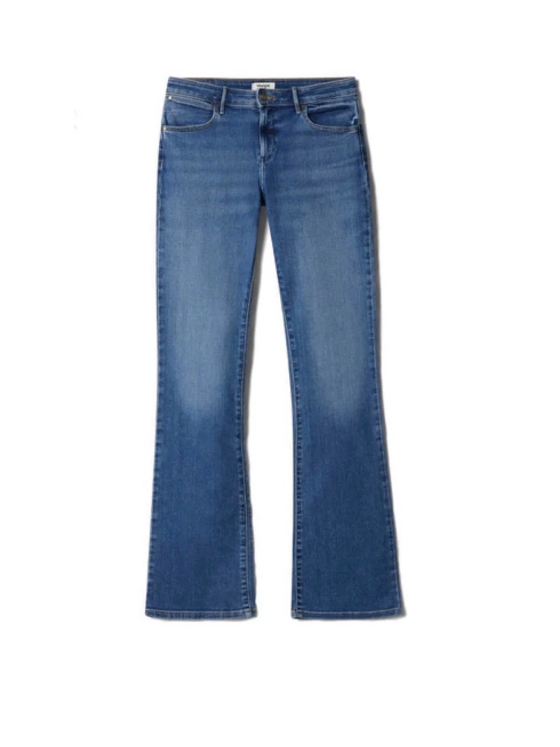 Blå bootcut jeans från Wrangler