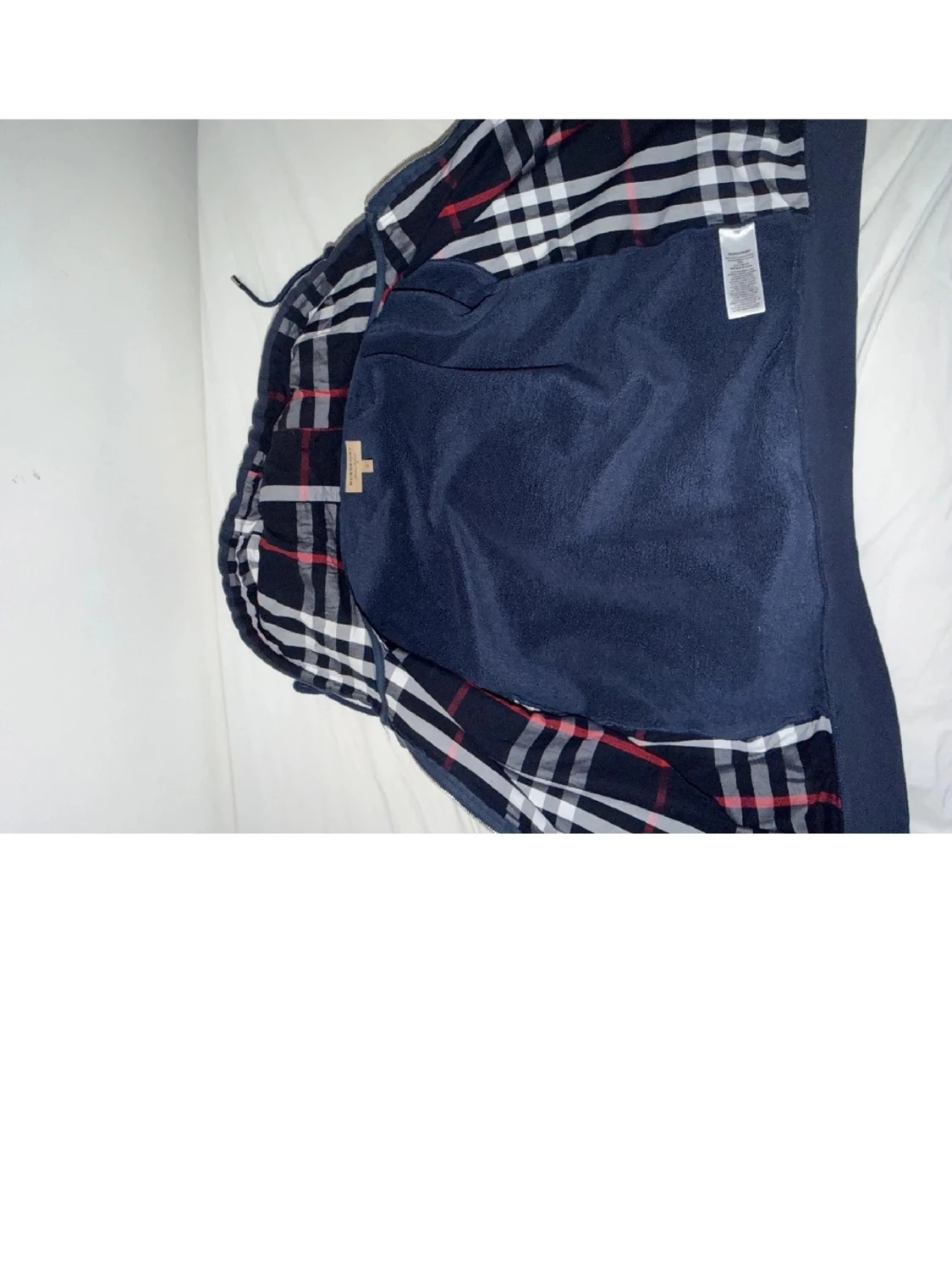 Mörkblå hoodie från Burberry - 1