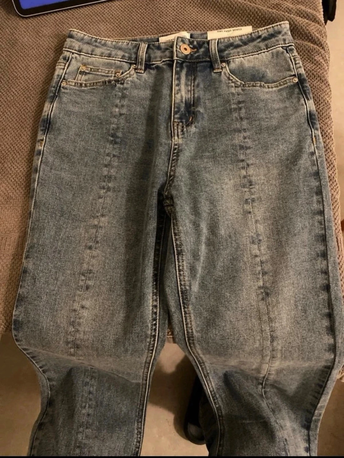Blå flared jeans Urban Revivo - 5