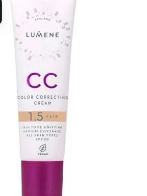 Lumene CC Cream i färgen 1.5 Fair - Lumenes CC cream i färgen 1,5 FAIR, helt ny och oöppnad.