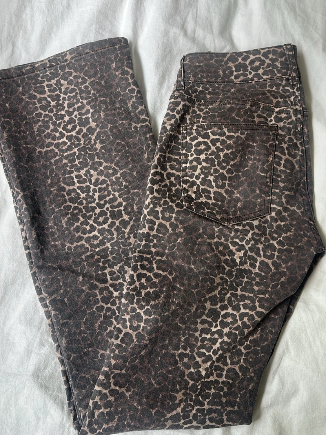 NELLY Leopard bootcut jeans - 2